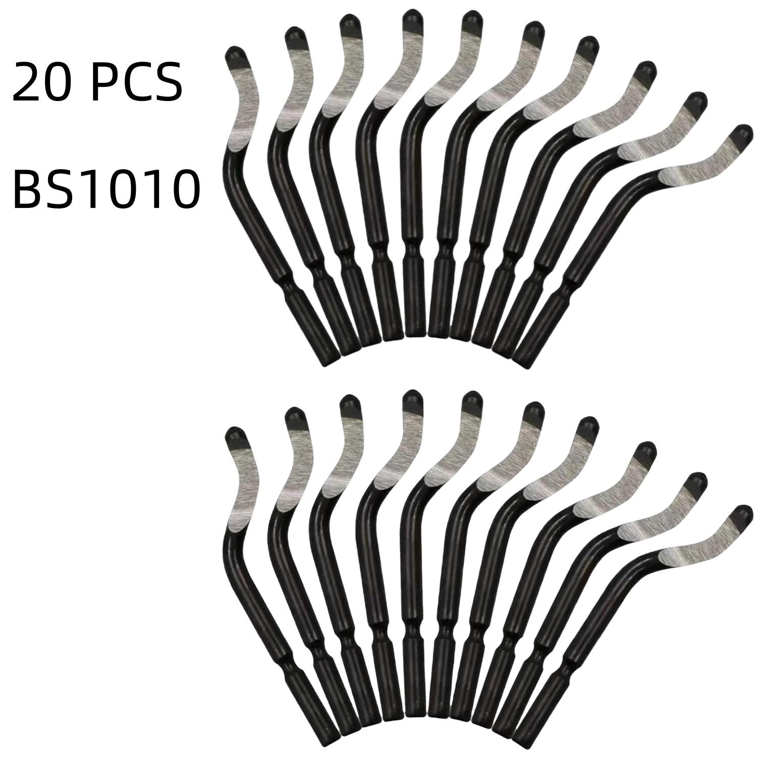 20 pcs BS1010 Trimming Knife Scraper Blade for Hand Deburring Cutters Trimming Blade Replacement for Scraping PVC Plastic Iron
20 pcs BS1010 Trimming Knife Scraper Blade for Hand Deburring Cutters Trimming Blade Replacement for Scraping PVC Plastic Iron