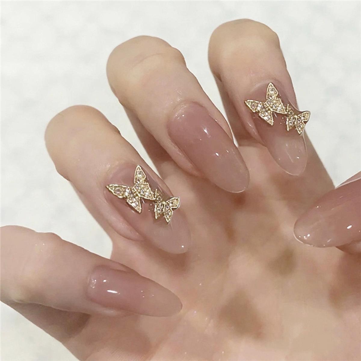 Naked double butterfly wearing manicure fake nail manicure patch nail patch removable nail piece factory direct sales
Naked double butterfly wearing manicure fake nail manicure patch nail patch removable nail piece factory direct sales