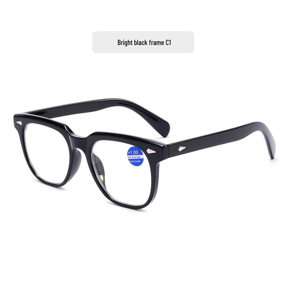 B8291 Anti-Blue Light Square Frame Reading Glasses for Women & Men – Stylish and High-End Design for Middle-Aged & Elderly +150
B8291 Anti-Blue Light Square Frame Reading Glasses for Women & Men – Stylish and High-End Design for Middle-Aged & Elderly +150