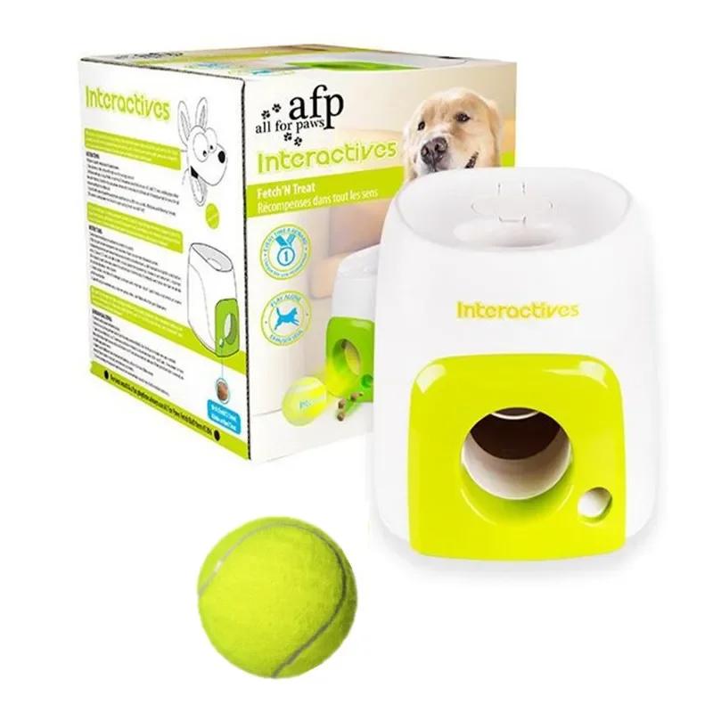 Dog Interactive Training Reward Machine Smart Pet Leakage Tennis Feeder Toys Pet Supplies Dogs Toys with 1 ball
Dog Interactive Training Reward Machine Smart Pet Leakage Tennis Feeder Toys Pet Supplies Dogs Toys with 1 ball