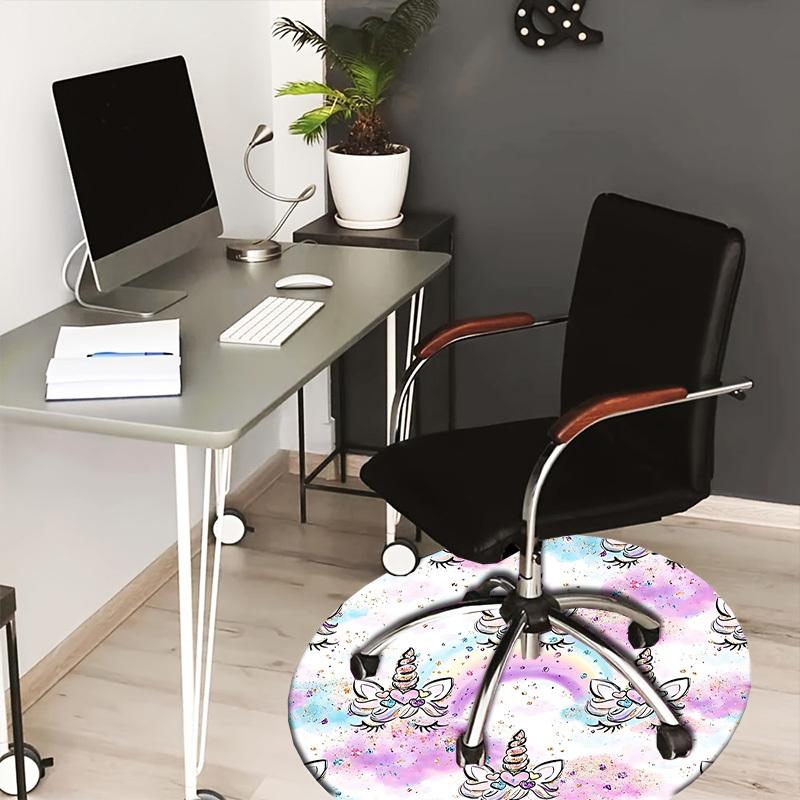 1PC Unicorn Rainbow Non-Slip Floor Round carpet, Office, family, bedroom, Large Area Rug Indoor Rugs, Vibrant Colors-Z0468 80cm by 80cm
1PC Unicorn Rainbow Non-Slip Floor Round carpet, Office, family, bedroom, Large Area Rug Indoor Rugs, Vibrant Colors-Z0468 80cm by 80cm