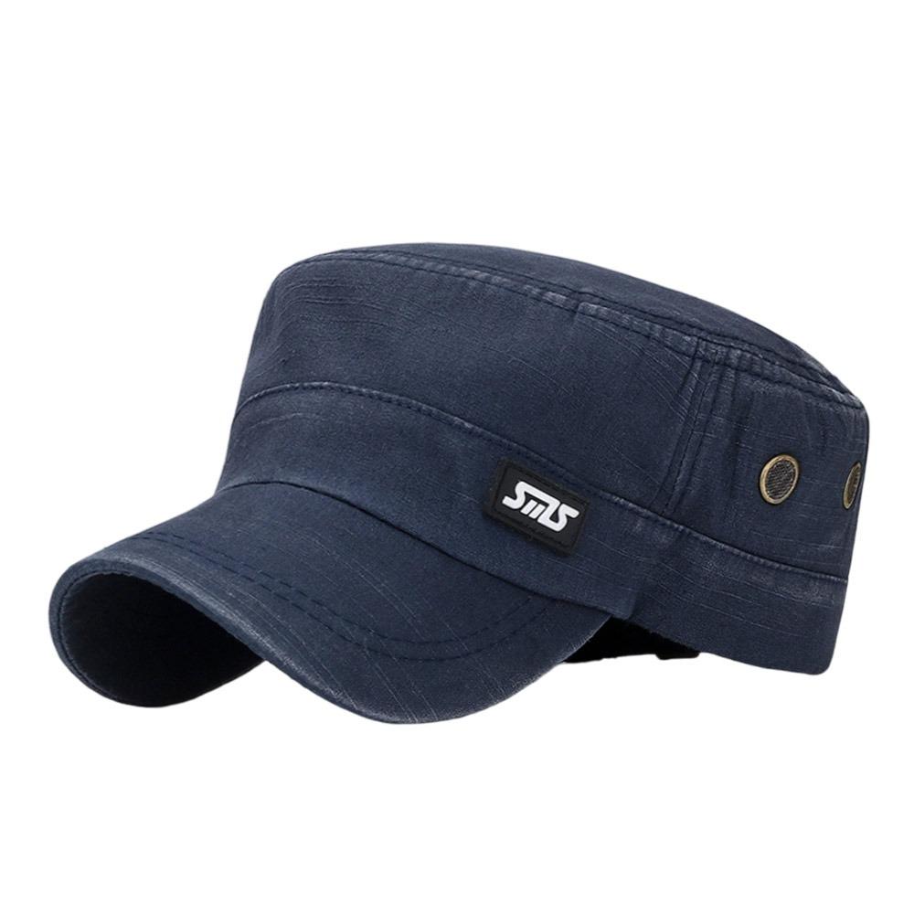 Anti-UV Fishing Hat Cotton Peaked cap Fashion Flat Top Hat Spring Summer темно-синього кольору
Anti-UV Fishing Hat Cotton Peaked cap Fashion Flat Top Hat Spring Summer темно-синього кольору