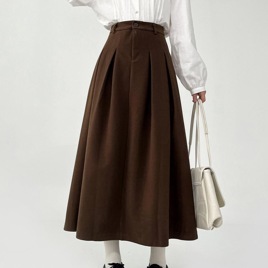 Длинная черная юбка, женская винтажная корейская модная повседневная трапециевидной формы с высокой талией, японская плиссированная юбка-миди для школьн... S коричневый
Длинная черная юбка, женская винтажная корейская модная повседневная трапециевидной формы с высокой талией, японская плиссированная юбка-миди для школьн... S коричневый