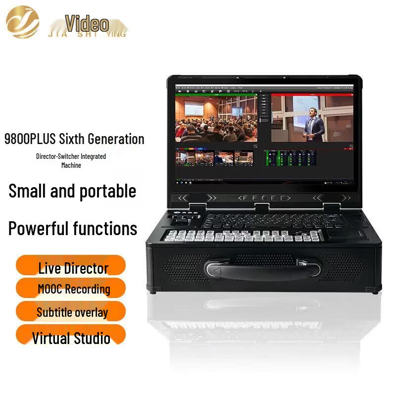 Jiashiying 9800PLUS 6th Gen 4K Live Streaming Production Switcher
Jiashiying 9800PLUS 6th Gen 4K Live Streaming Production Switcher