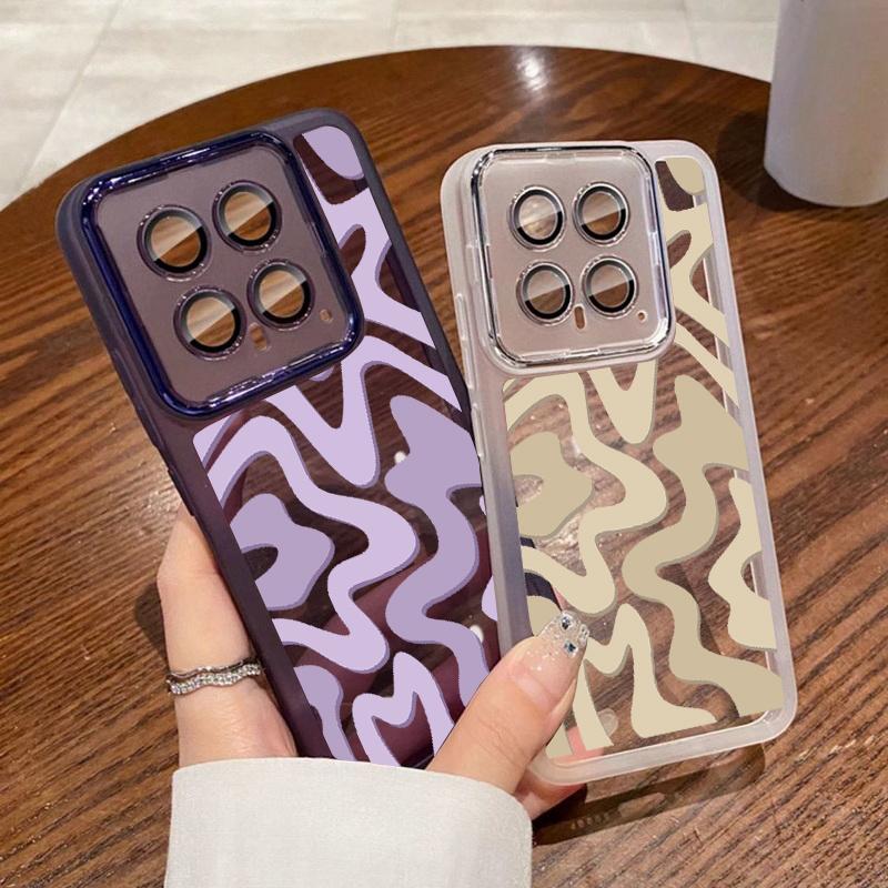 Чехол с цветной волнистой полосой для Xiaomi Poco X6 Pro 13T Pro Redmi Note 12 Pro 5G, стеклянный объектив, ударопрочный, тонкий, матовый, мягкий, силиконовый, прозрачный чехол для телефона Xiaomi 13T/13T Pro розовый
Чехол с цветной волнистой полосой для Xiaomi Poco X6 Pro 13T Pro Redmi Note 12 Pro 5G, стеклянный объектив, ударопрочный, тонкий, матовый, мягкий, силиконовый, прозрачный чехол для телефона Xiaomi 13T/13T Pro розовый