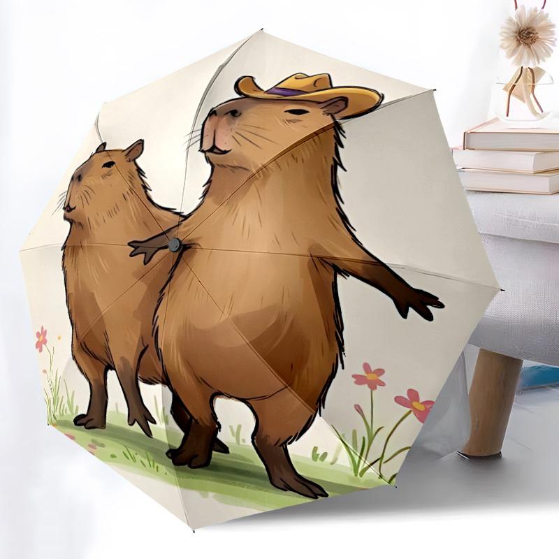 1pc Capybara, Cowboy Hat Automatic Open/Close Umbrella - Compact Travel Umbrella, Gift for Birthdayyy251208163
1pc Capybara, Cowboy Hat Automatic Open/Close Umbrella - Compact Travel Umbrella, Gift for Birthdayyy251208163