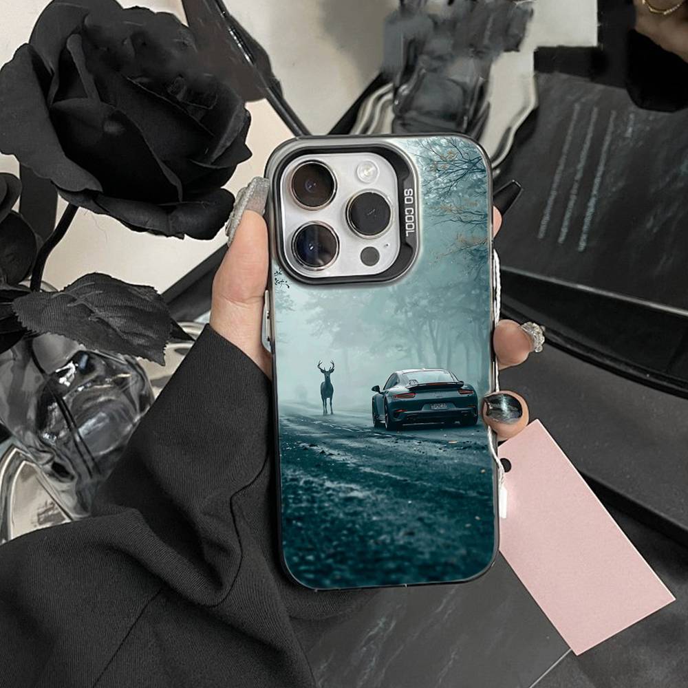Elk In my Dream Forest Phone Case For iPhone17, 16,15,14,13,12 Pro Max Black Candy Matte Shockproof Cover iPhone16se4
Elk In my Dream Forest Phone Case For iPhone17, 16,15,14,13,12 Pro Max Black Candy Matte Shockproof Cover iPhone16se4