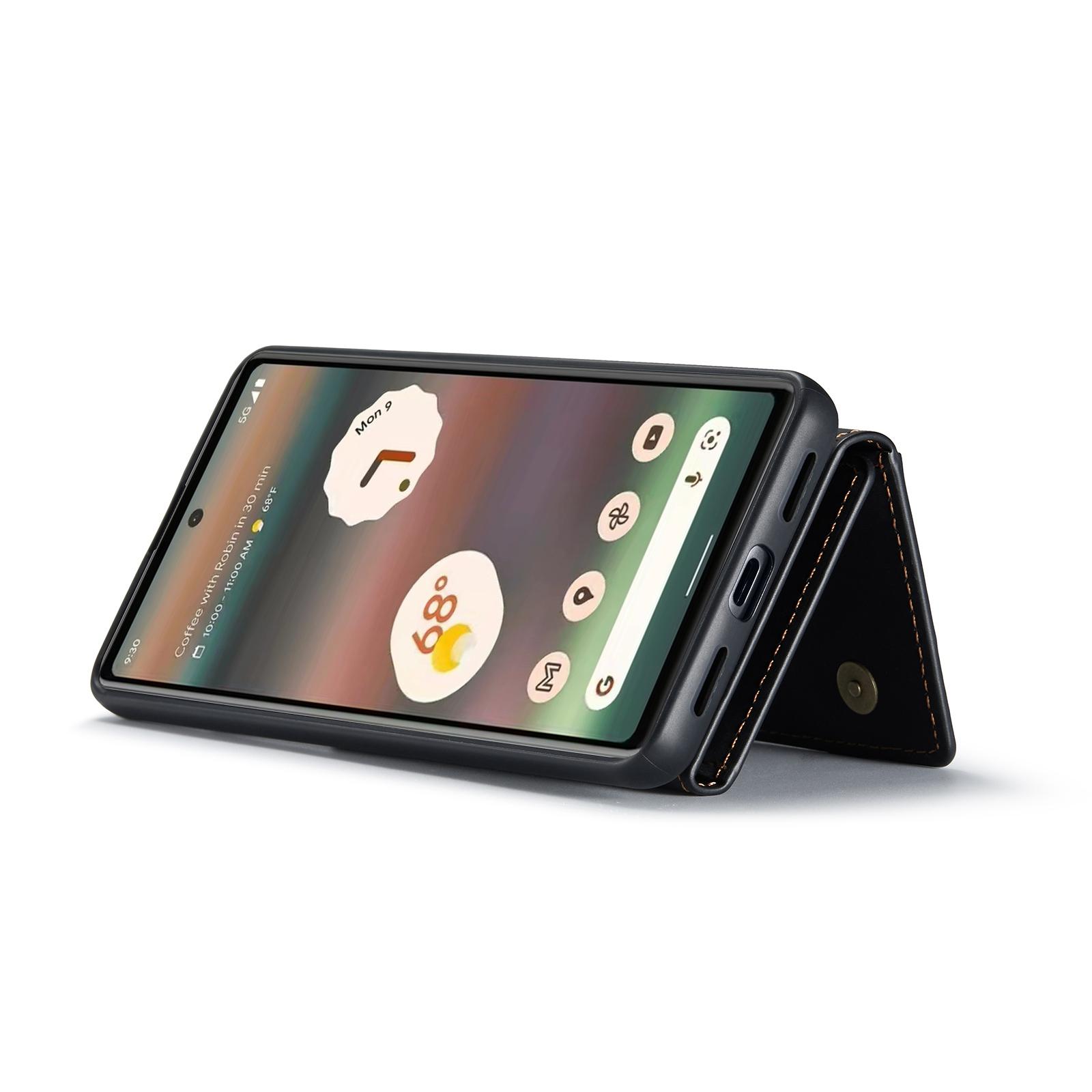 DG.MING M2 Series for Google Pixel 6a Detachable 2-in-1 Magnetic Wallet Phone Case Anti-scratch Kickstand Cover Black
DG.MING M2 Series for Google Pixel 6a Detachable 2-in-1 Magnetic Wallet Phone Case Anti-scratch Kickstand Cover Black