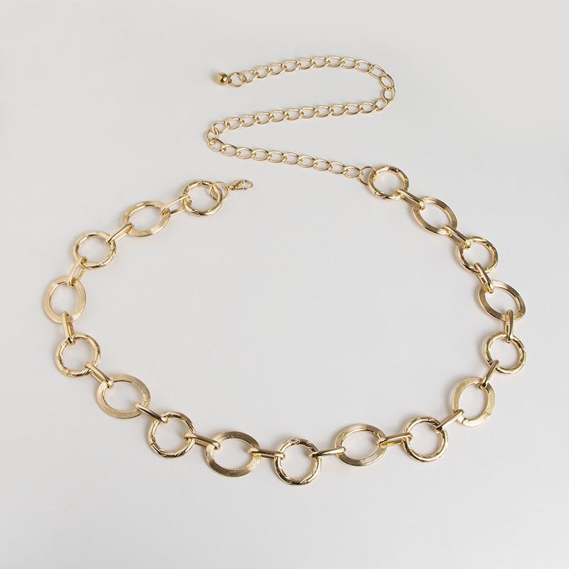 New Women s Circle Fashionable, Versatile Simple Metal Young Sweet Adjustable Gold Silver Waist Chain
New Women s Circle Fashionable, Versatile Simple Metal Young Sweet Adjustable Gold Silver Waist Chain