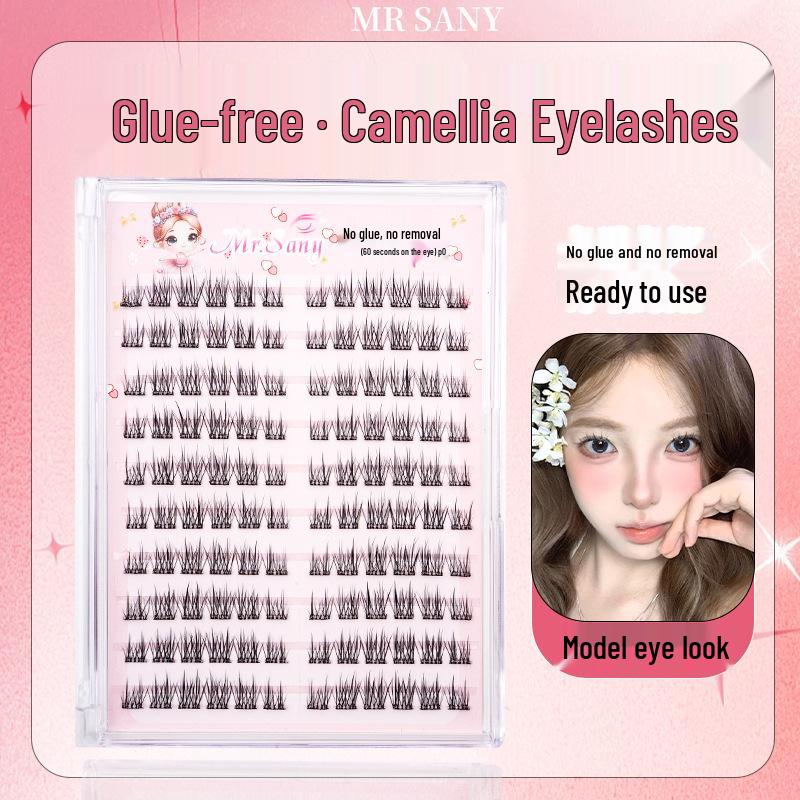 Ten Rows No-Glue Self-Adhesive Eyelash Book - Super Sticky, Pure Desire Style with Sunflower and Lazy Camellia Designs
Ten Rows No-Glue Self-Adhesive Eyelash Book - Super Sticky, Pure Desire Style with Sunflower and Lazy Camellia Designs