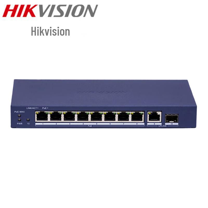 Hikvision 10-Port Unmanaged PoE Switch
Hikvision 10-Port Unmanaged PoE Switch