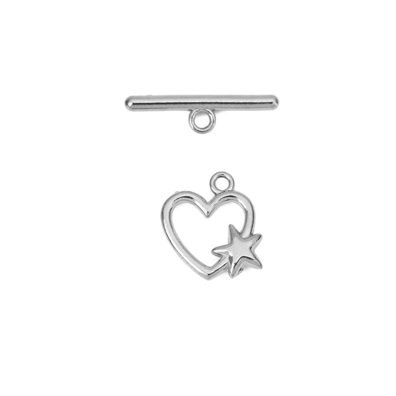 5sets Stainless Steel Toggle OT Clasps Necklace Hooks PVD Never Fade End Connectors For Bracelet Diy Jewelry Making Accessories
5sets Stainless Steel Toggle OT Clasps Necklace Hooks PVD Never Fade End Connectors For Bracelet Diy Jewelry Making Accessories