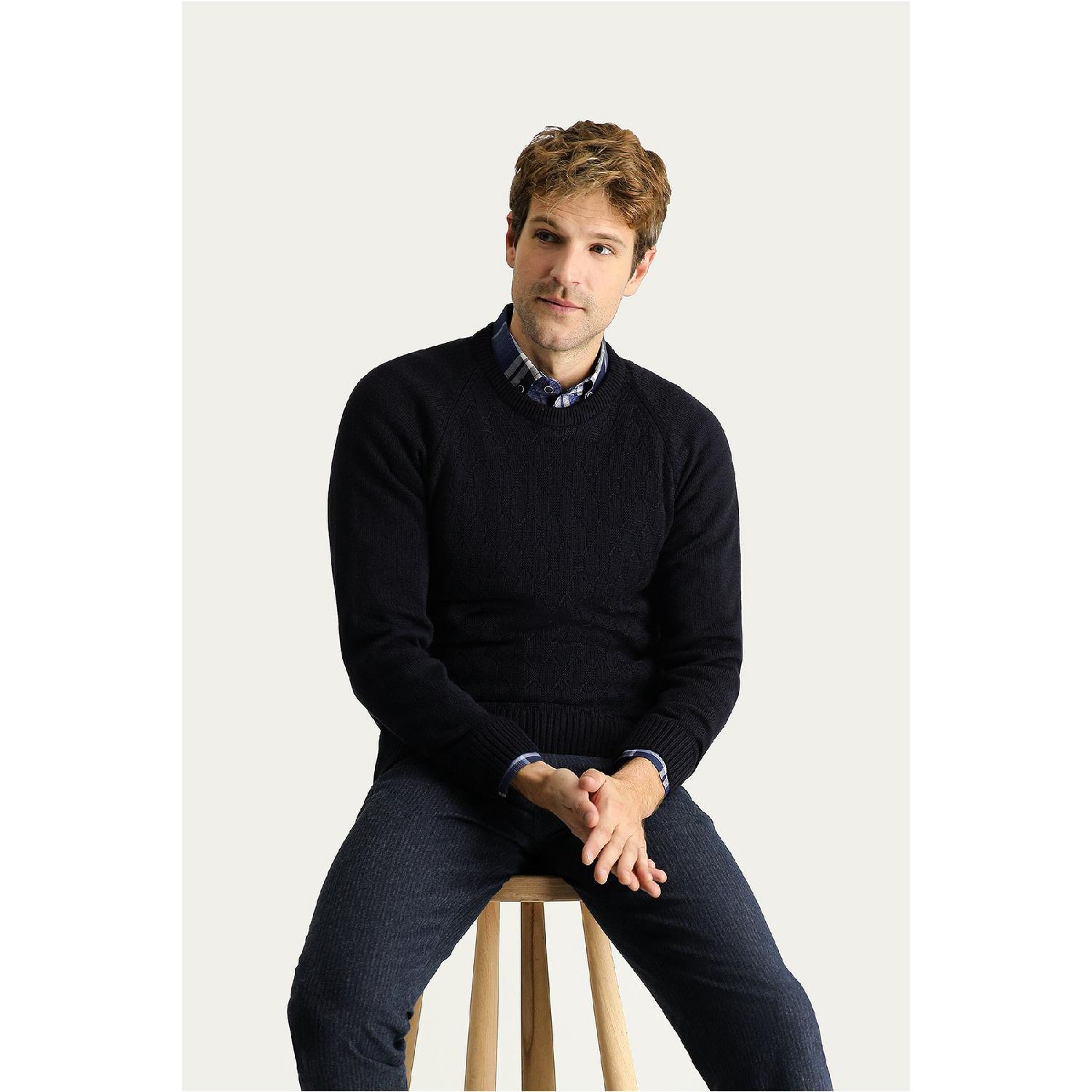 Crew Neck Regular Fit Patterned Knitwear Sweater M
Crew Neck Regular Fit Patterned Knitwear Sweater M