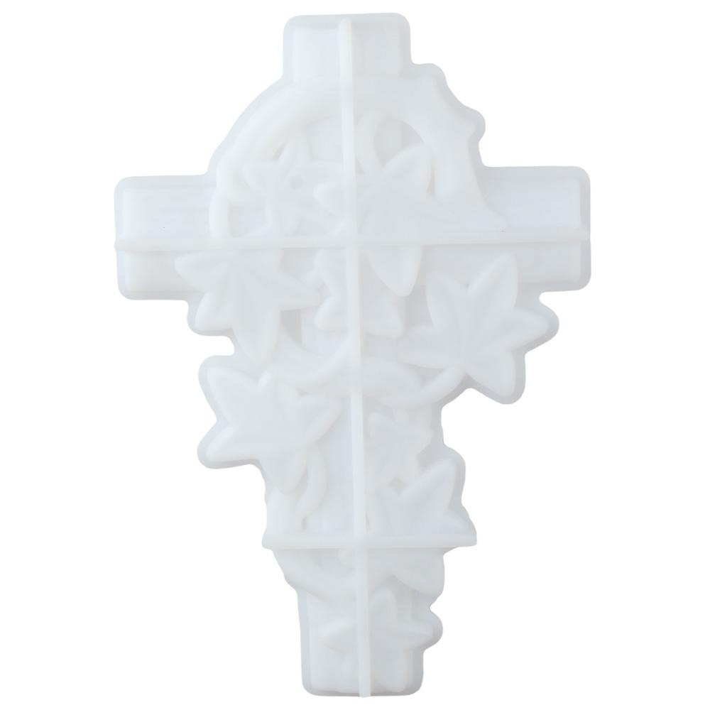 Силиконовая форма для распятия 20,6*14,2 см*1,7 см 3D форма для креста-терния из смолы Арт-декор