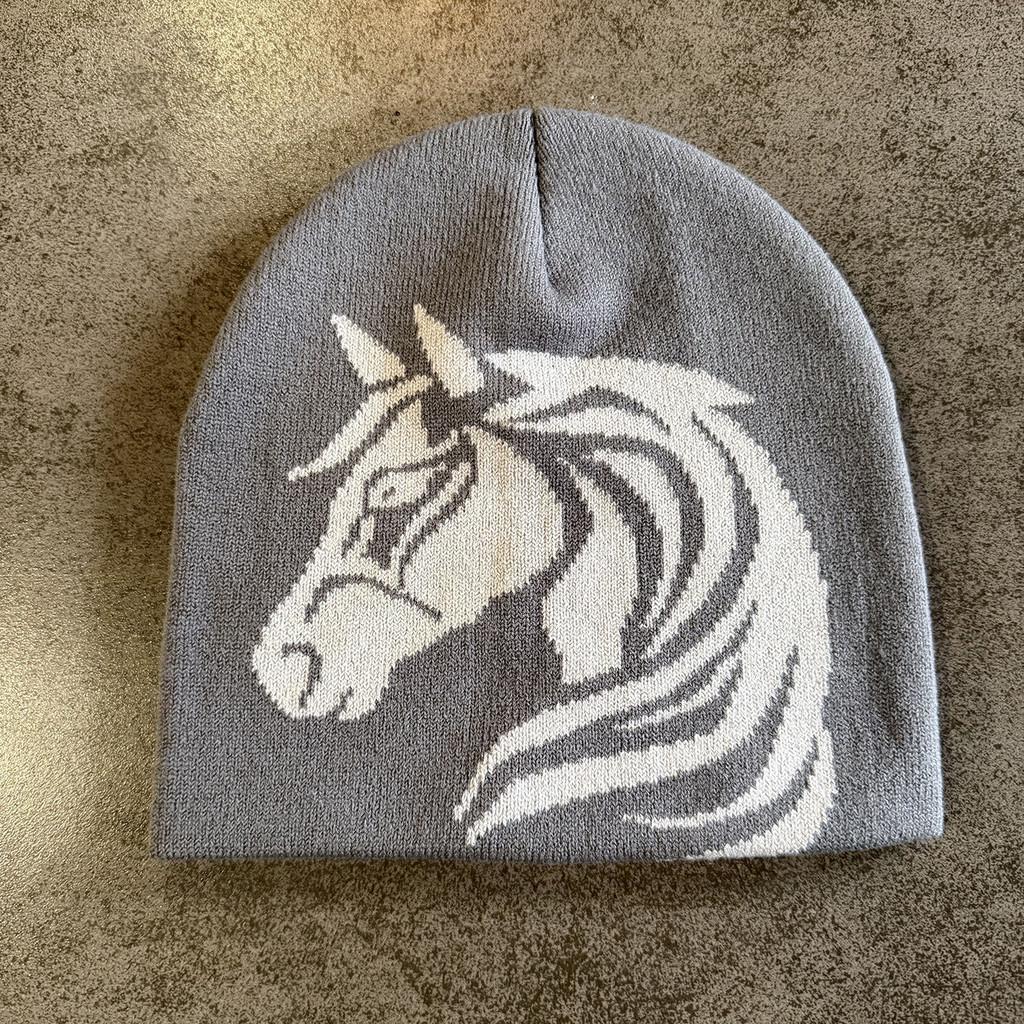 Pony Pattern Wool Beanie With Warmth And Foldable Design For Autumn Winter Fashion сірий колір
Pony Pattern Wool Beanie With Warmth And Foldable Design For Autumn Winter Fashion сірий колір
