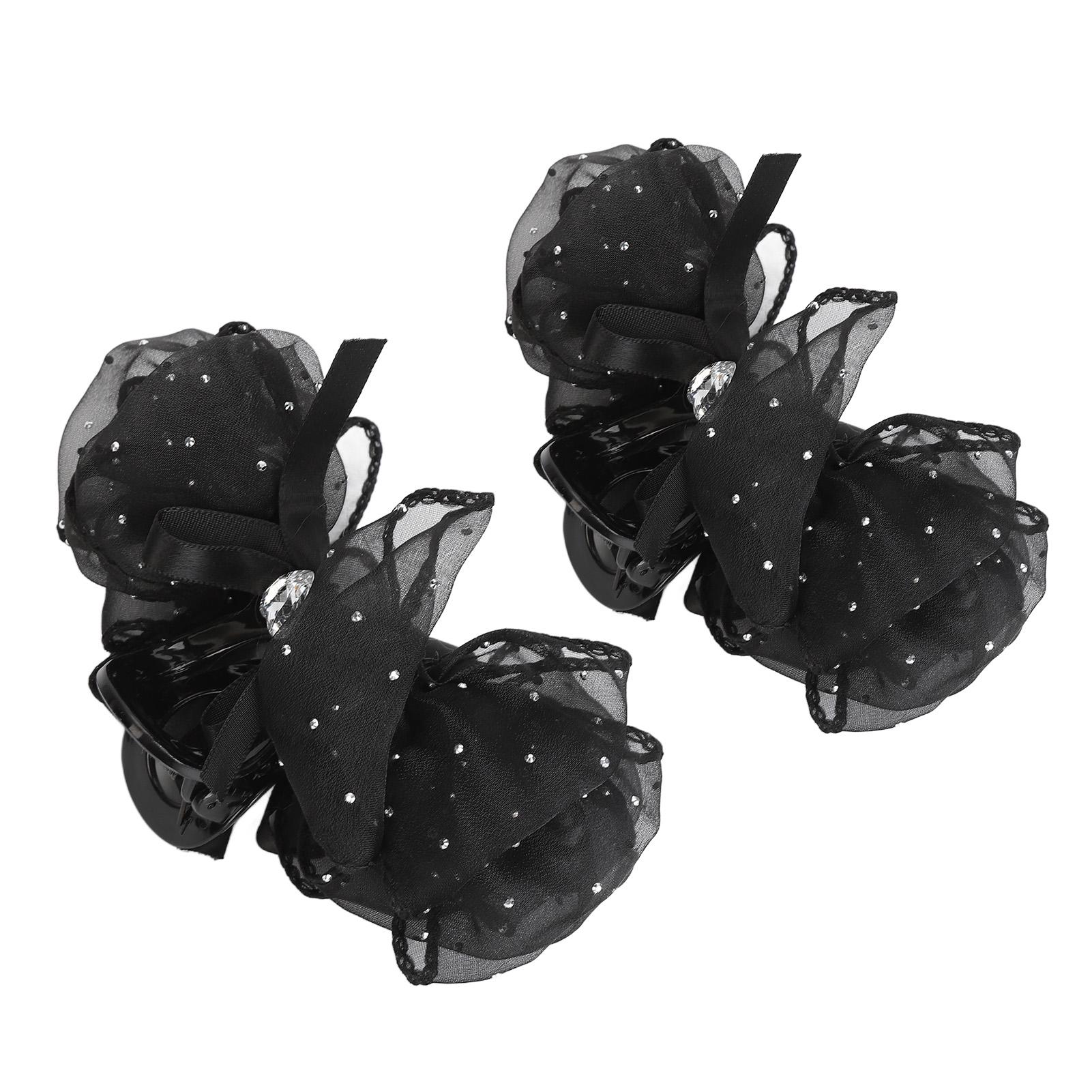 2pcs Black Mesh Tulle Bowknot Hair Claw Clip Elegant Big Bow Hair Clip Women Girls Hair Accessory for Daily Party Date Work
2pcs Black Mesh Tulle Bowknot Hair Claw Clip Elegant Big Bow Hair Clip Women Girls Hair Accessory for Daily Party Date Work
