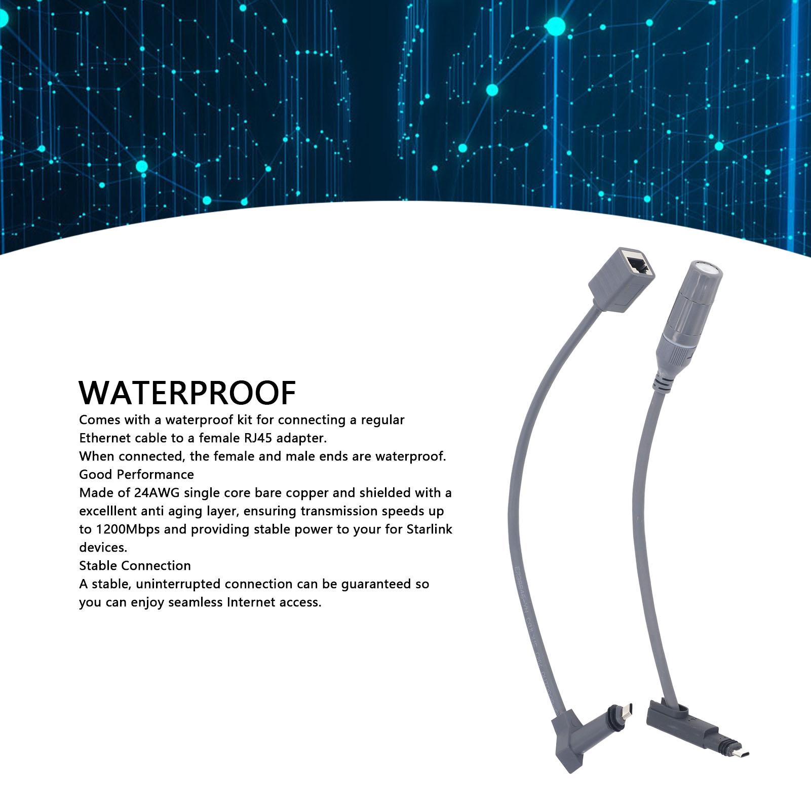 Для адаптера Starlink SPX к RJ45, резиновый и медный одноядерный адаптер 24AWG SPX к RJ45 для Starlink Gen 2
Для адаптера Starlink SPX к RJ45, резиновый и медный одноядерный адаптер 24AWG SPX к RJ45 для Starlink Gen 2