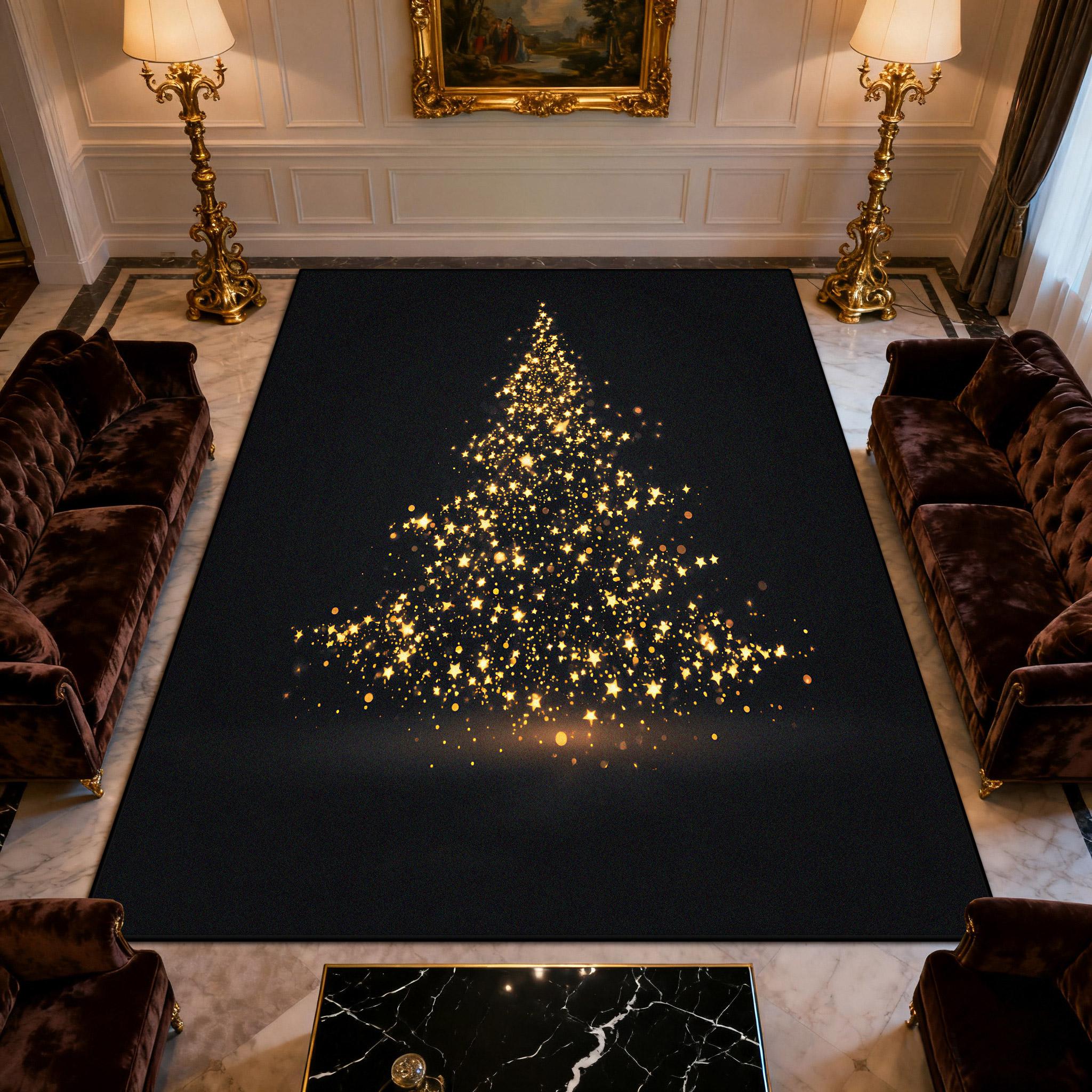 Black Golden Christmas Tree Decoration Living Room Carpet Fashion Simple Style Home Short Velvet Rugs Bedroom Washable Mat Floor 60x90cm
Black Golden Christmas Tree Decoration Living Room Carpet Fashion Simple Style Home Short Velvet Rugs Bedroom Washable Mat Floor 60x90cm