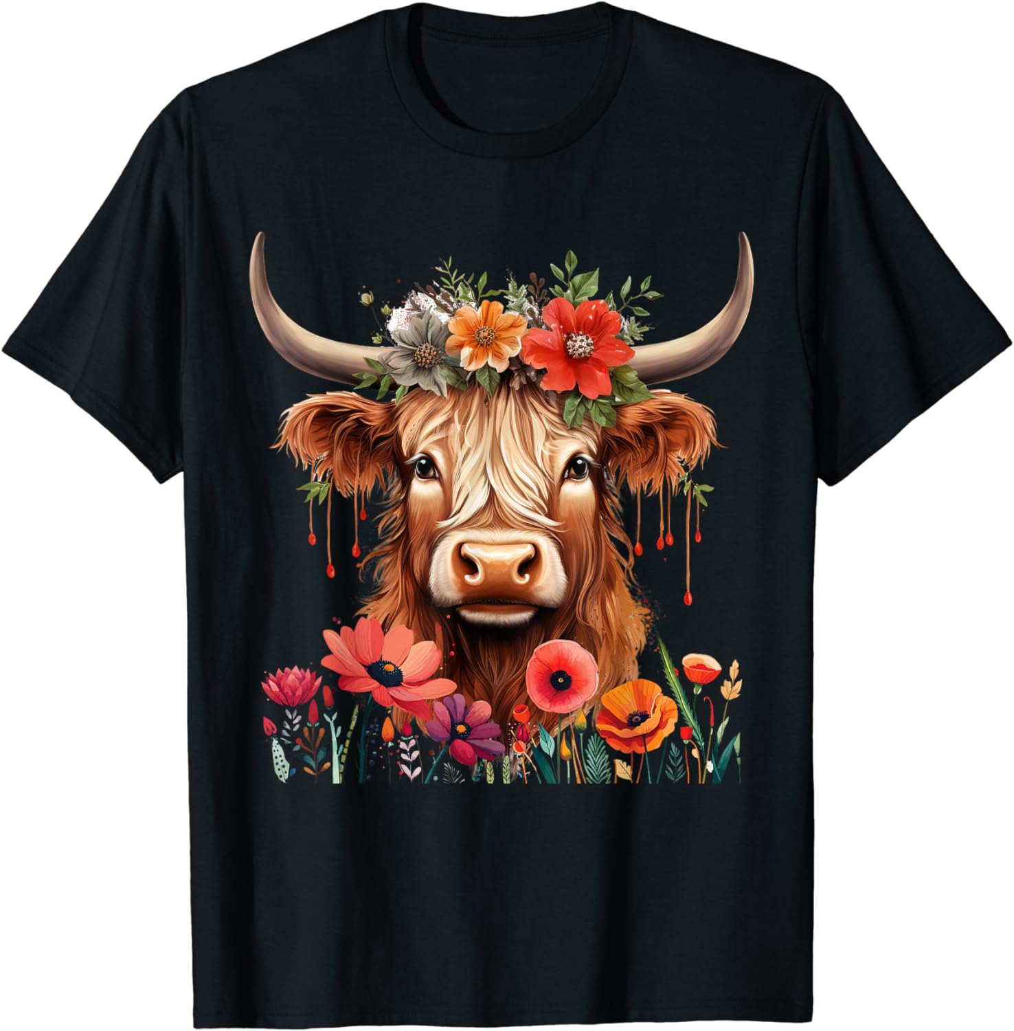 Cute Animal Cow Baby Highland Cow with Flowers Calf Women T-Shirt 5XL різнокольоровий
Cute Animal Cow Baby Highland Cow with Flowers Calf Women T-Shirt 5XL різнокольоровий