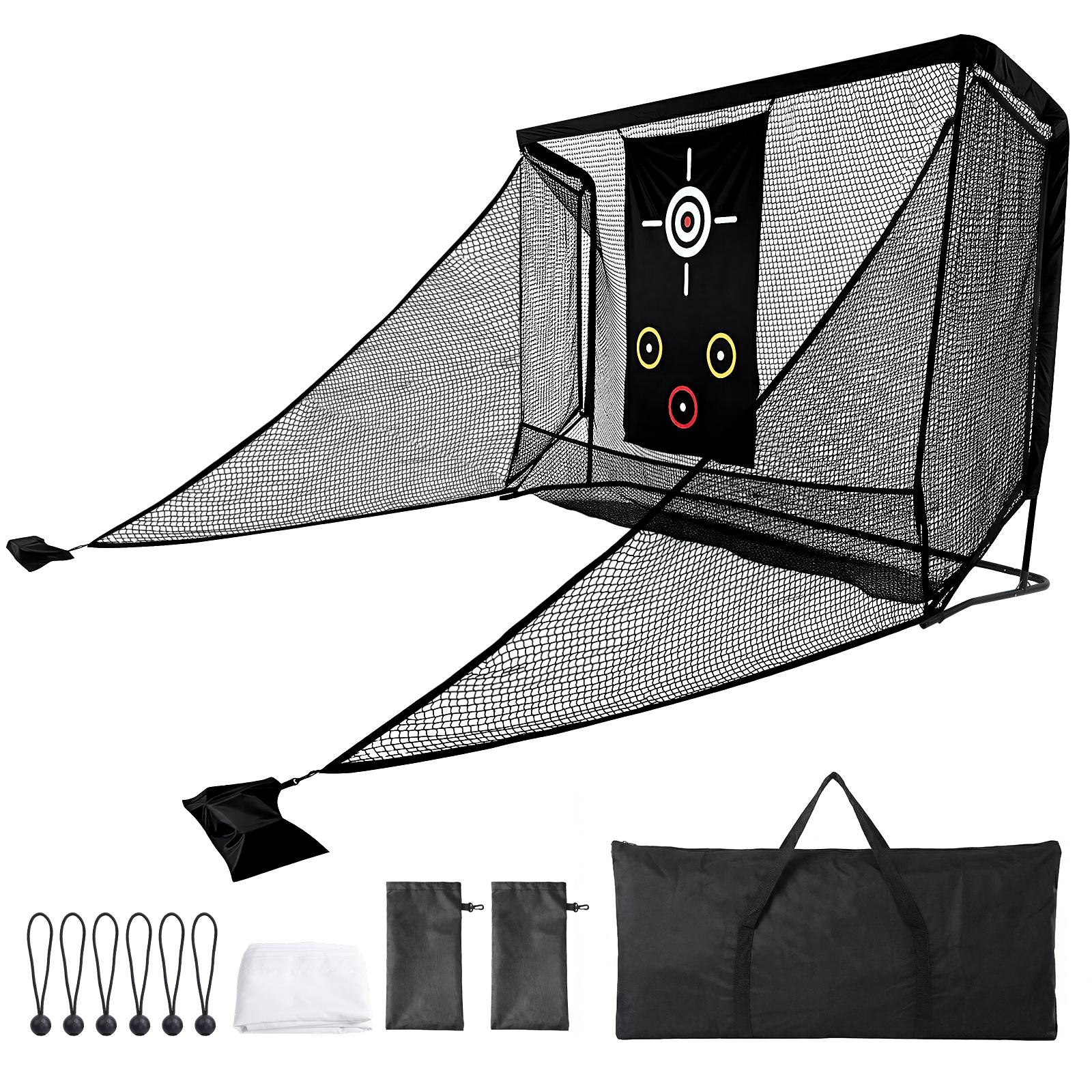 10x7ft Golf Hitting Net with 2 Side Barriers & Storage Bag Golf Practice Net for Swing Driving Home Backyard Garage Outdoor Use чёрный
10x7ft Golf Hitting Net with 2 Side Barriers & Storage Bag Golf Practice Net for Swing Driving Home Backyard Garage Outdoor Use чёрный