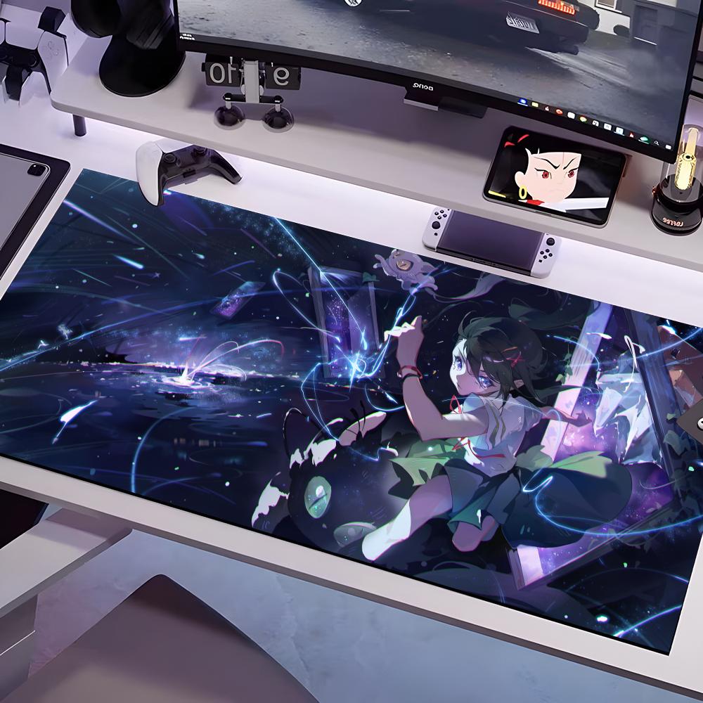 Anime Suzume No Tojimari Mouse Pad Multiple Sizes Large Square Computer Office Game Table Mats Rubber Anti-slip Mousepads 600x300x2mm
Anime Suzume No Tojimari Mouse Pad Multiple Sizes Large Square Computer Office Game Table Mats Rubber Anti-slip Mousepads 600x300x2mm