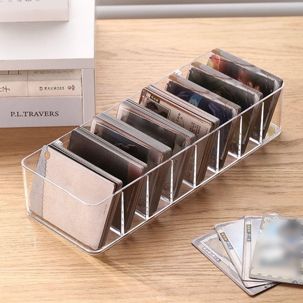 Dividers Trading Card Deck Cases High Capacity Photo Card Organizer Idol Photo Container Home
Dividers Trading Card Deck Cases High Capacity Photo Card Organizer Idol Photo Container Home