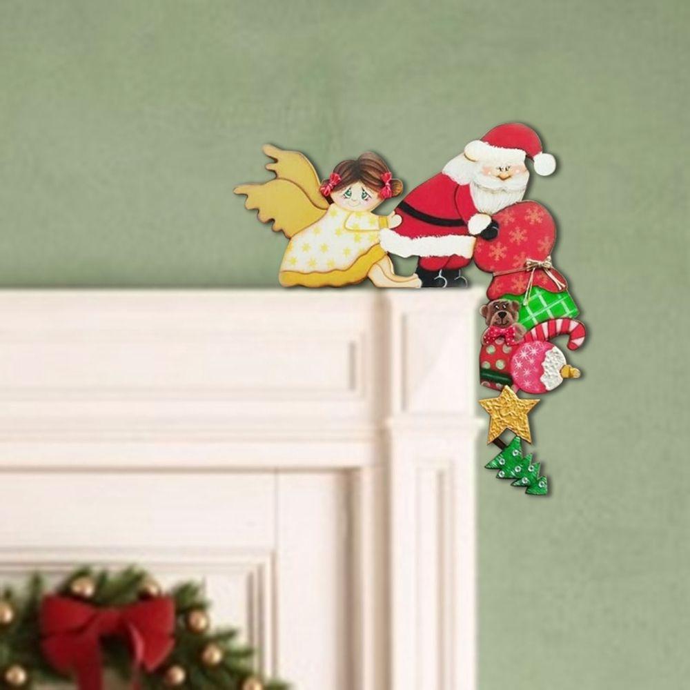 Festive Supplies Elk Santa Claus Home Decor Door Frame Decoration Door Trim Christmas Ornaments
Festive Supplies Elk Santa Claus Home Decor Door Frame Decoration Door Trim Christmas Ornaments