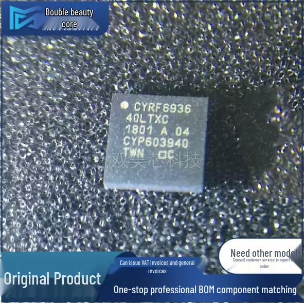 Original CYRF6936-40LTXC QFN-40 RF Transceiver Chip - Brand New
Original CYRF6936-40LTXC QFN-40 RF Transceiver Chip - Brand New