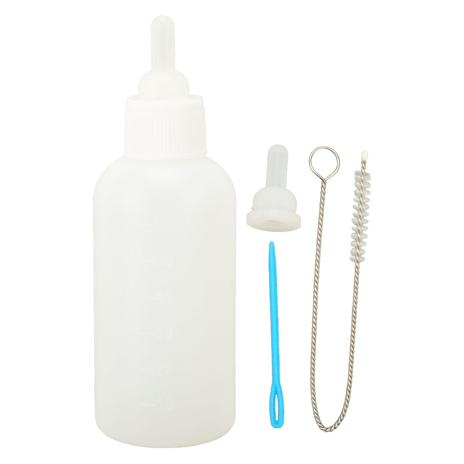 Pet Bottle Kit Multipurpose Washable Reusable Soft Pet Nursing Bottle Kit for Pet Feeding Tool 60ml
Pet Bottle Kit Multipurpose Washable Reusable Soft Pet Nursing Bottle Kit for Pet Feeding Tool 60ml