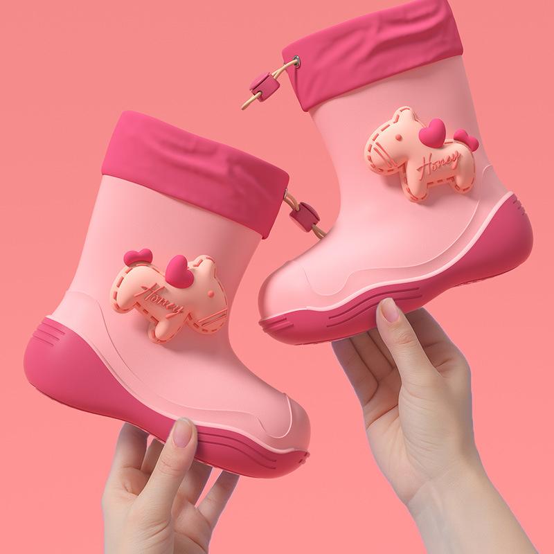 Waterproof Cute Children s Rain Boots for Girls, Students, and Toddlers, Non-Slip Soft Sole Rain Boots with Fleece, Waterproof Shoes, Rubber Shoes 20CM
Waterproof Cute Children s Rain Boots for Girls, Students, and Toddlers, Non-Slip Soft Sole Rain Boots with Fleece, Waterproof Shoes, Rubber Shoes 20CM