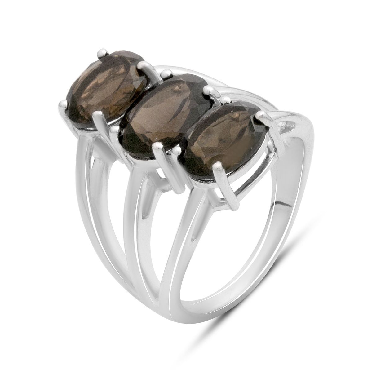 Silver ring with natural rauchtopaz (smoky quartz) 5.433ct, weight of the product 7.47g (2177821) 18 смокі топазу кольору
Silver ring with natural rauchtopaz (smoky quartz) 5.433ct, weight of the product 7.47g (2177821) 18 смокі топазу кольору