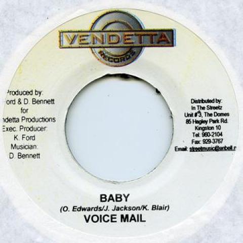 7inch Record VOICE MAIL / KIM KATRINA - Baby / Stop Search Man Phone Vendetta 2005 Jamaica Reggae, Ska & Dub
7inch Record VOICE MAIL / KIM KATRINA - Baby / Stop Search Man Phone Vendetta 2005 Jamaica Reggae, Ska & Dub