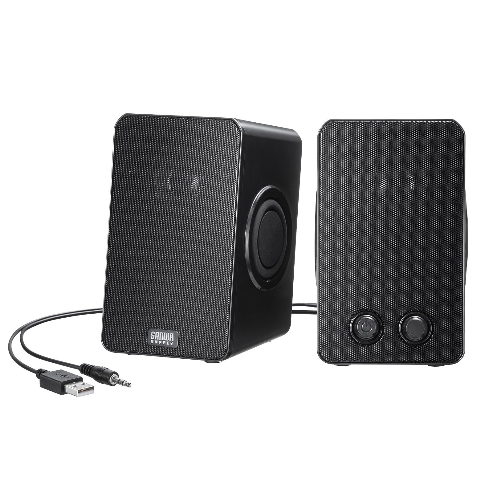 Sanwa Supply PC Speaker USB Powered Bass Enhancement Passive Radiator Metal Mesh Panel MM-SPL22UBK
Sanwa Supply PC Speaker USB Powered Bass Enhancement Passive Radiator Metal Mesh Panel MM-SPL22UBK