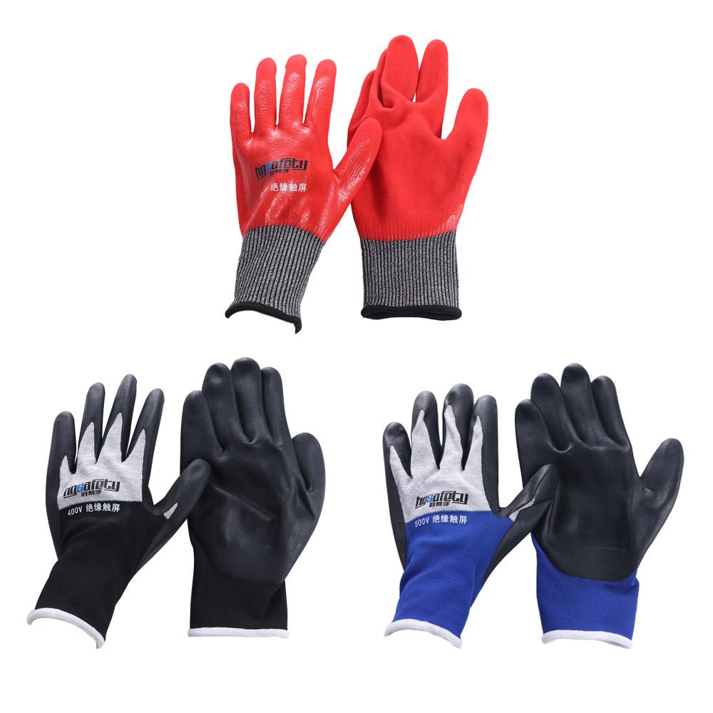 Oil Proof Anti-Electricity Gloves Withstanding Voltage 400V/500V Work Gloves Electrical Style1
Oil Proof Anti-Electricity Gloves Withstanding Voltage 400V/500V Work Gloves Electrical Style1