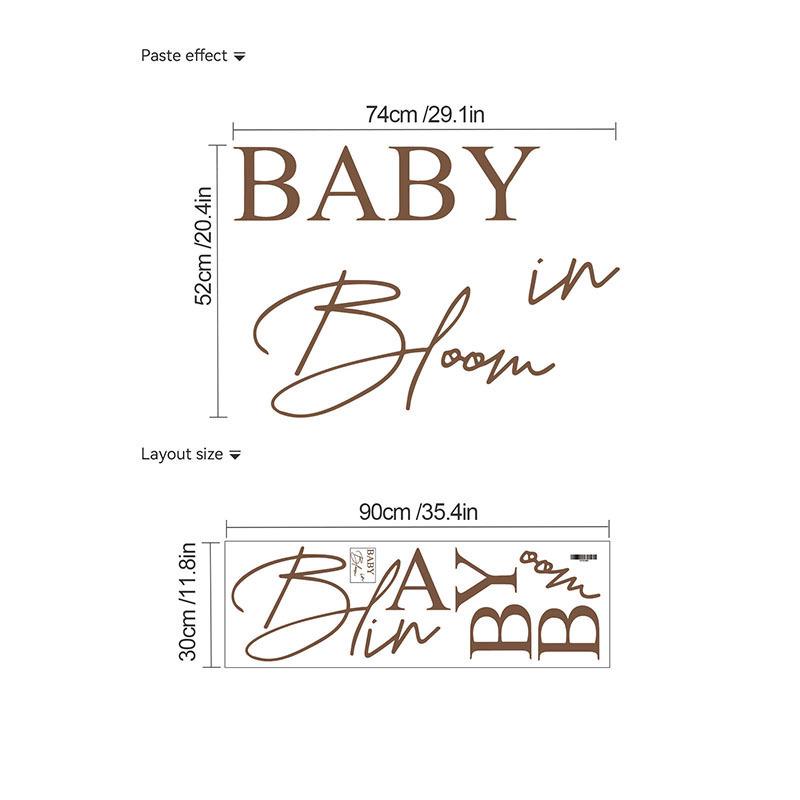 Baby in Bloom Gender Reveal Wall & Party Decals 13P39-B89/30*90cm*1 Sheet (No Bag)
Baby in Bloom Gender Reveal Wall & Party Decals 13P39-B89/30*90cm*1 Sheet (No Bag)