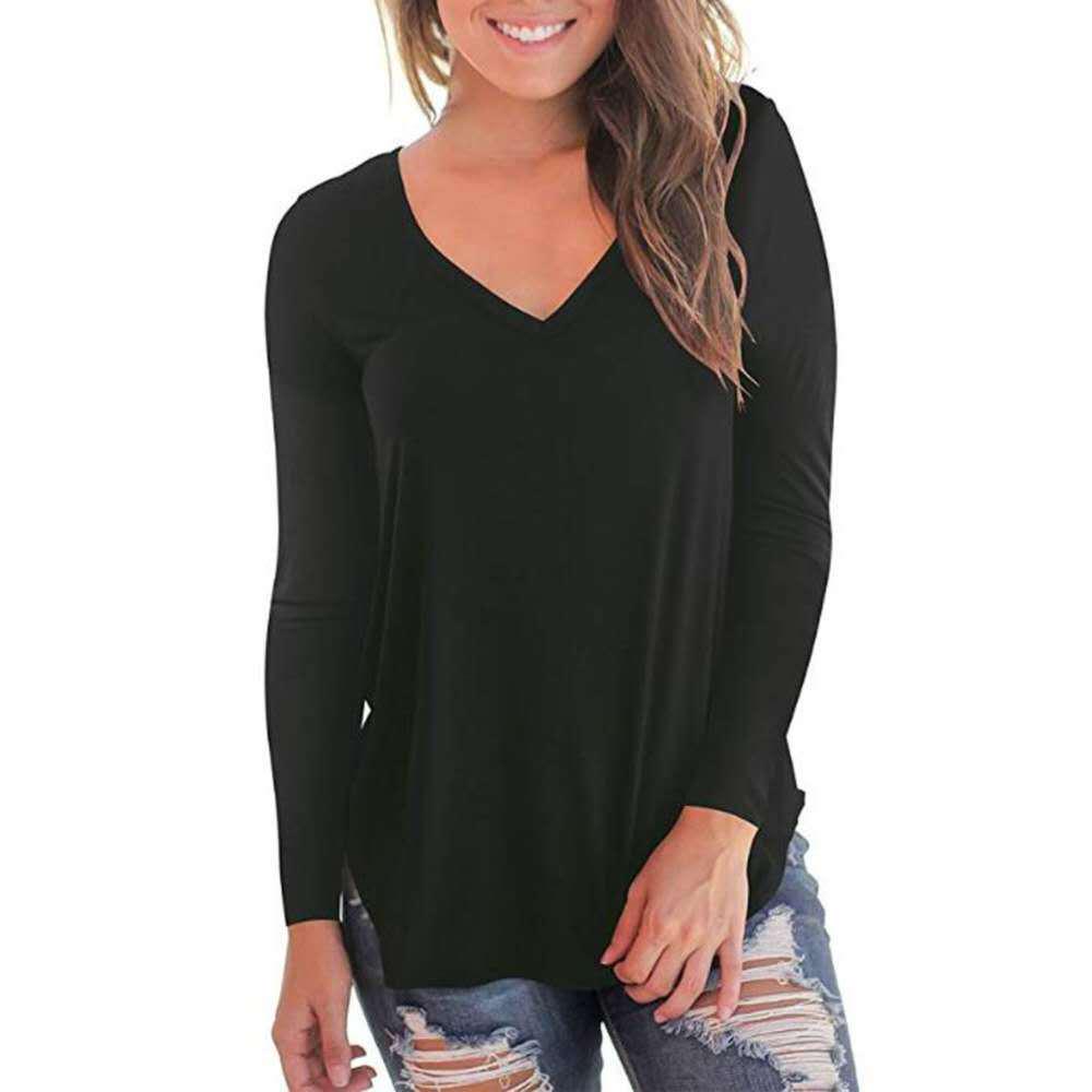 European and American Women s Solid V-neck Long-sleeve T-shirt - 2019 New Style 2XL красный
European and American Women s Solid V-neck Long-sleeve T-shirt - 2019 New Style 2XL красный