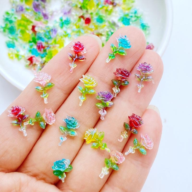 100Pcs New Cute Mini 7*11mm Shiny Roses Flat Back Resin Cabochons Scrapbooking DIY Jewelry Craft Decoration Accessorie
100Pcs New Cute Mini 7*11mm Shiny Roses Flat Back Resin Cabochons Scrapbooking DIY Jewelry Craft Decoration Accessorie