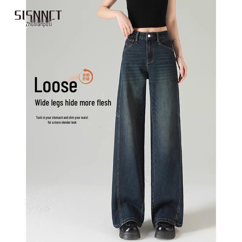2025 Women s High-Waist Retro Wide-Leg Jeans - Spring/Autumn Pear Shape Slimming Fit 30 for 126-135 lbs
2025 Women s High-Waist Retro Wide-Leg Jeans - Spring/Autumn Pear Shape Slimming Fit 30 for 126-135 lbs