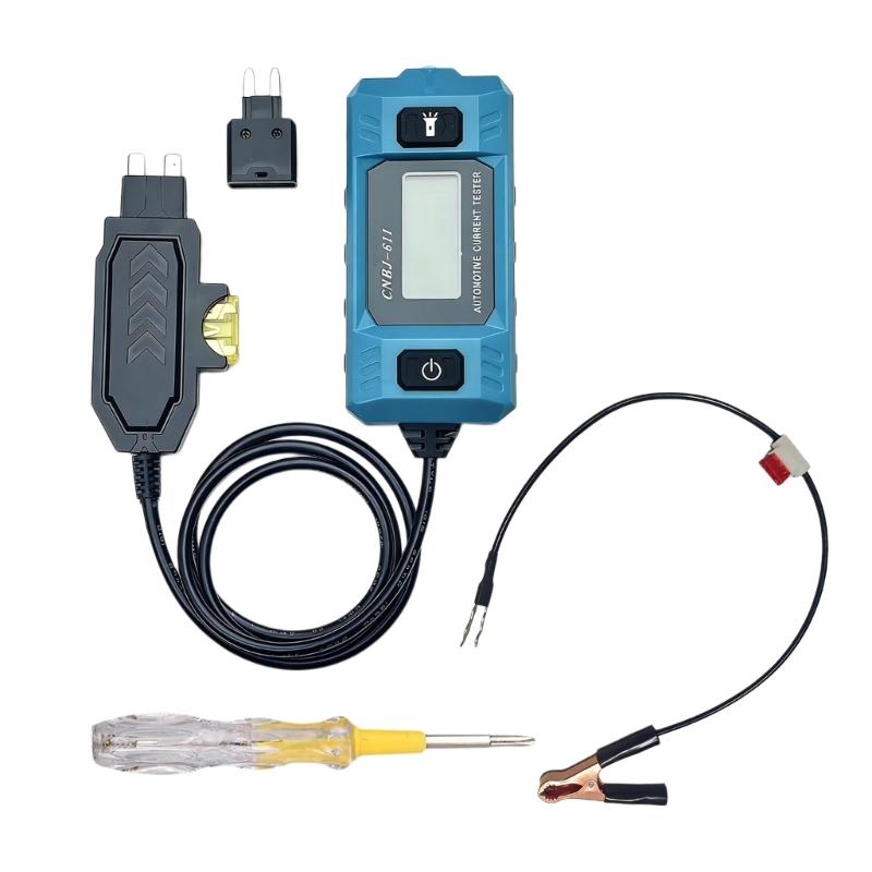 Car Fuses Current Tester with Test Pen & Battery Clamps Fuses Tester & Electrical Test for Automotive Circuit Diagnosis 1
Car Fuses Current Tester with Test Pen & Battery Clamps Fuses Tester & Electrical Test for Automotive Circuit Diagnosis 1