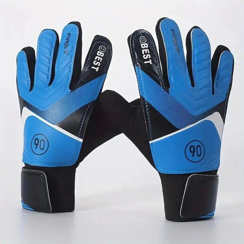 Youth Football Goalkeeper Gloves Non Slip Training Finger Guard Adjustable Wrist Guard for Soccer Games No. 7 синій
Youth Football Goalkeeper Gloves Non Slip Training Finger Guard Adjustable Wrist Guard for Soccer Games No. 7 синій