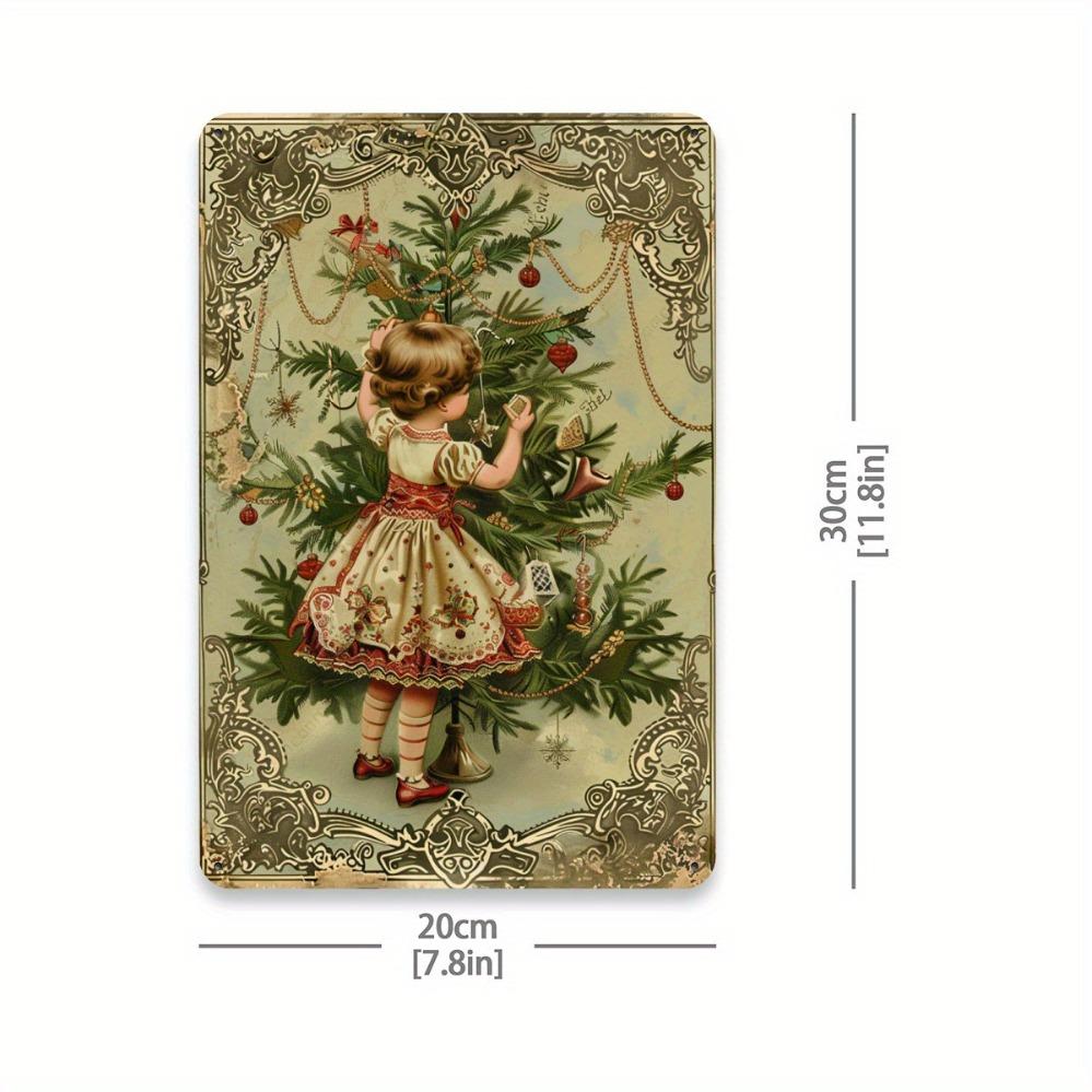 Вінтажний Різдвяний Металевий Настінний Декор 8x12 Дюймів - Святкова Весела Сцена для Декору Вітальні, Кафе 20x30cm(7.8x11.8inch)
Вінтажний Різдвяний Металевий Настінний Декор 8x12 Дюймів - Святкова Весела Сцена для Декору Вітальні, Кафе 20x30cm(7.8x11.8inch)