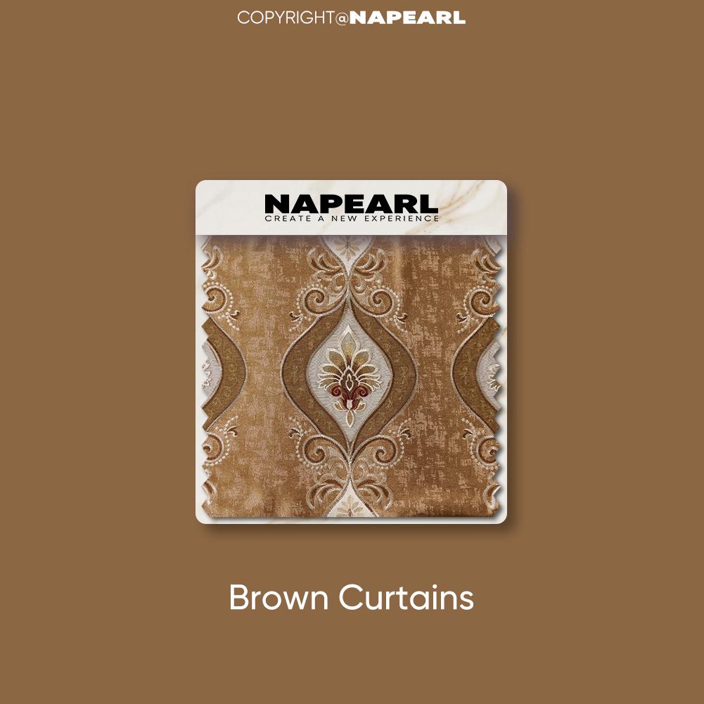 1PC NAPEARL Європейський стиль Високоякісні вишиті напів затемнені штори для домашнього декору вітальні, спальні W100cm x L200cm коричневий
1PC NAPEARL Європейський стиль Високоякісні вишиті напів затемнені штори для домашнього декору вітальні, спальні W100cm x L200cm коричневий