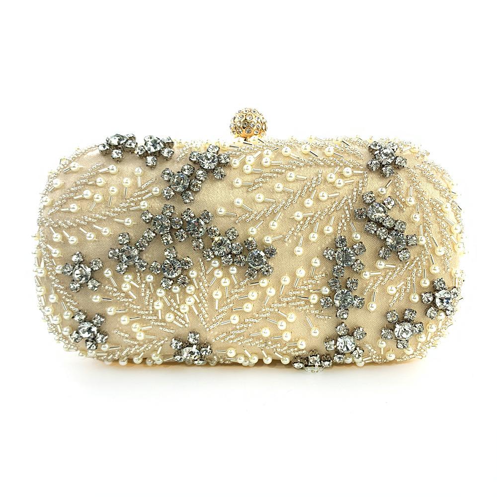 Pearl Diamond Women Evening Bag Designer Crystal Wedding Bridal Clutches Designer Female Shoulder Purses Handbags Dinner Bags 20cmX11.5cmX6cm
Pearl Diamond Women Evening Bag Designer Crystal Wedding Bridal Clutches Designer Female Shoulder Purses Handbags Dinner Bags 20cmX11.5cmX6cm