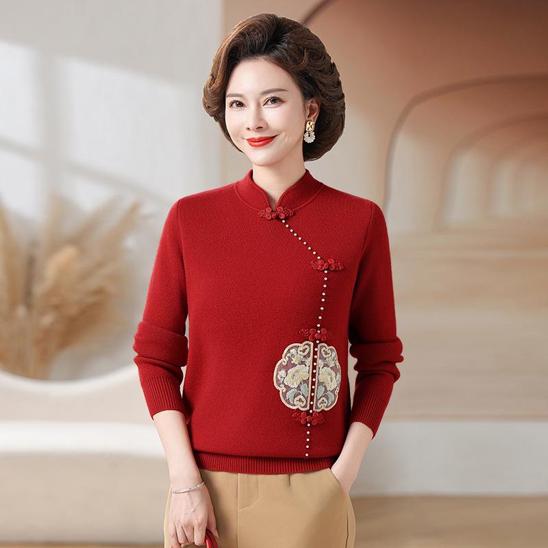 2024 Women s Plus Size Fleece-Lined Sweater for Autumn/Winter - Thick One-Piece Base Layer for Middle-Aged & Elderly Moms M (recommended 85-95 lbs) ціан
2024 Women s Plus Size Fleece-Lined Sweater for Autumn/Winter - Thick One-Piece Base Layer for Middle-Aged & Elderly Moms M (recommended 85-95 lbs) ціан