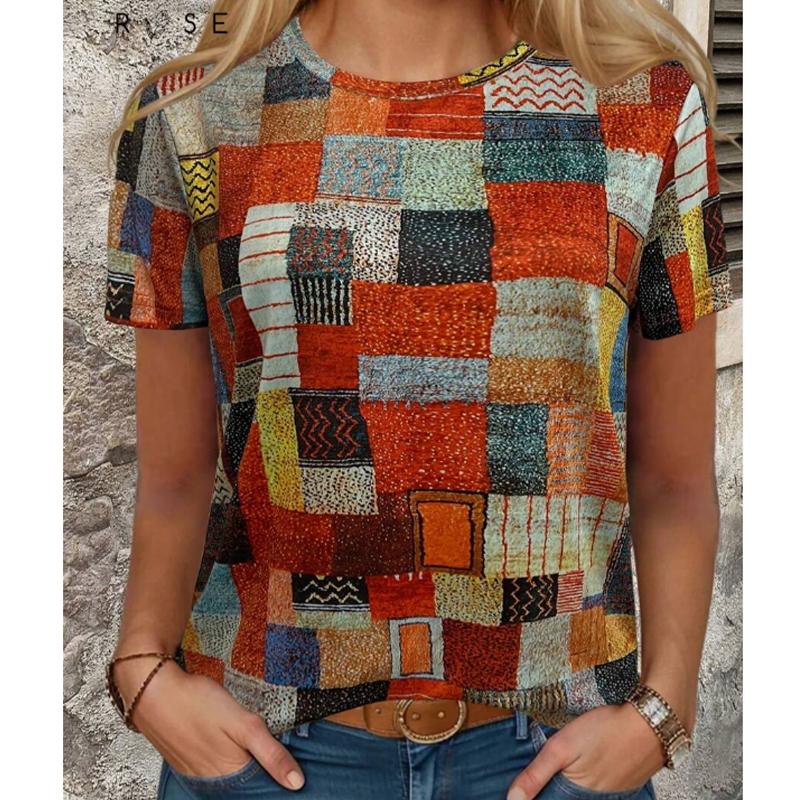 Женская летняя футболка в клетку, ретро-мода, футболки с коротким рукавом, повседневные, с принтом, топы 8XL жёлтый
Женская летняя футболка в клетку, ретро-мода, футболки с коротким рукавом, повседневные, с принтом, топы 8XL жёлтый