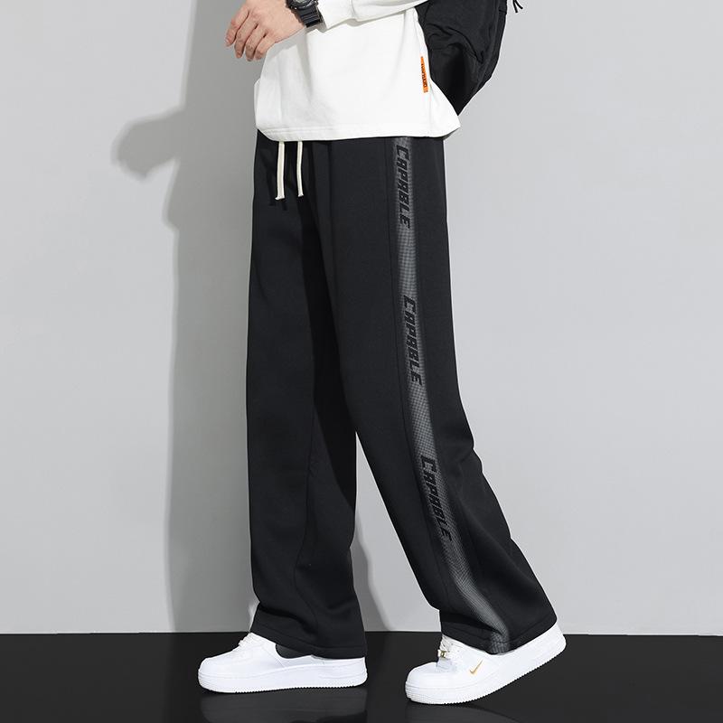 Men s Beige Wide Leg Sweatpants - CAPABLE Letter Print Side Stripe Casual Track Pants M чорний
Men s Beige Wide Leg Sweatpants - CAPABLE Letter Print Side Stripe Casual Track Pants M чорний