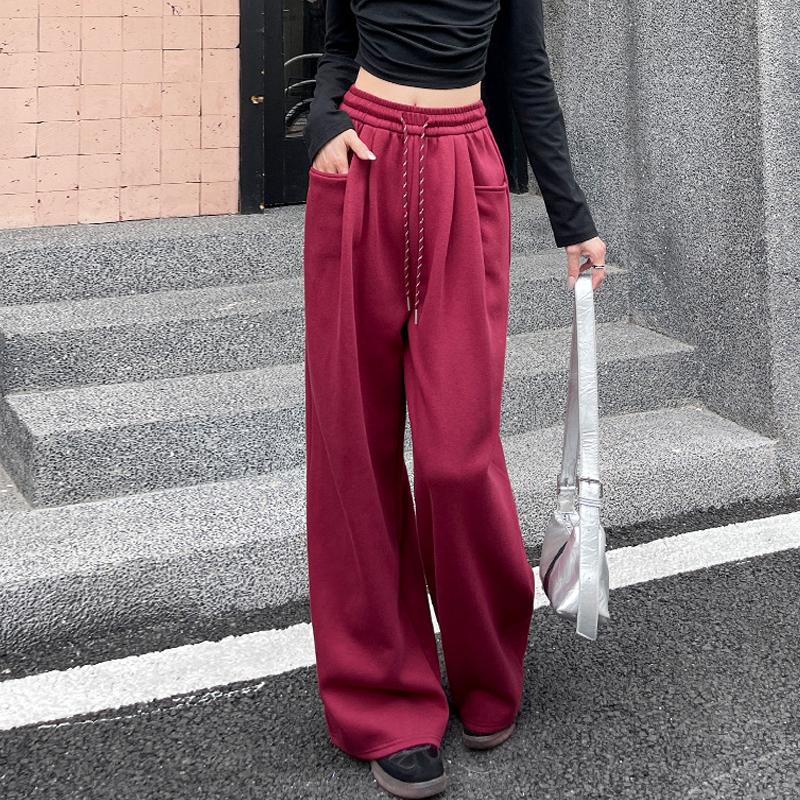 Корейская мода женские повседневные винтажные свободные брюки Y2K с широкими штанинами, завязывающиеся на завышенной талии, длинные брюки, уличная одежда L
Корейская мода женские повседневные винтажные свободные брюки Y2K с широкими штанинами, завязывающиеся на завышенной талии, длинные брюки, уличная одежда L