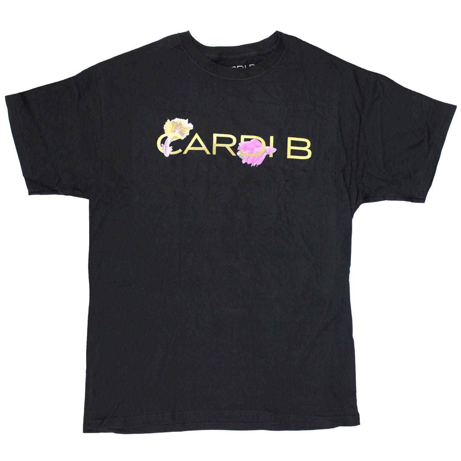 Men s Cardi B Fish Logo T-Shirt Mens Womens Tees Top Black M
Men s Cardi B Fish Logo T-Shirt Mens Womens Tees Top Black M