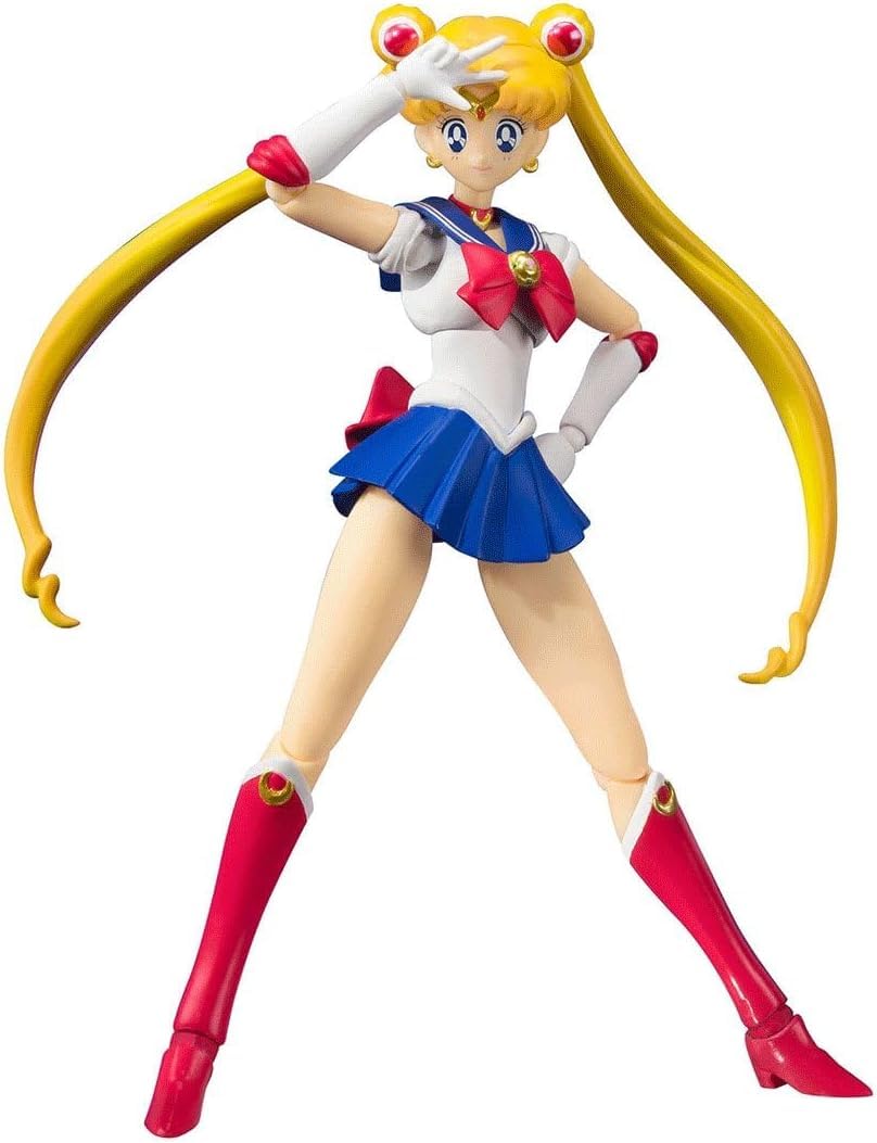 TAMASHII NATIONS S.H.Figuarts Pretty Guardian Sailor Moon Sailor Moon -Animation Color Edition- Approx. 140mm ABS & PVC Painted Movable Figure
TAMASHII NATIONS S.H.Figuarts Pretty Guardian Sailor Moon Sailor Moon -Animation Color Edition- Approx. 140mm ABS & PVC Painted Movable Figure