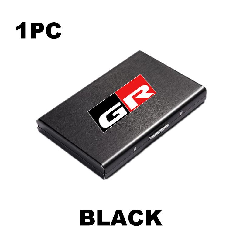 Car Metal Credit Card Holder Wallets ID Card Holder Case Pop Up Wallet For Toyota GR sport Hilux Aygo TDR Yaris Corolla Rav4 CHR
Car Metal Credit Card Holder Wallets ID Card Holder Case Pop Up Wallet For Toyota GR sport Hilux Aygo TDR Yaris Corolla Rav4 CHR